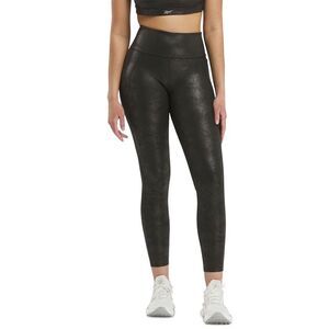 Reebok Womens Lux Faux Leather High Rise Leggings X-Large Black - NWT